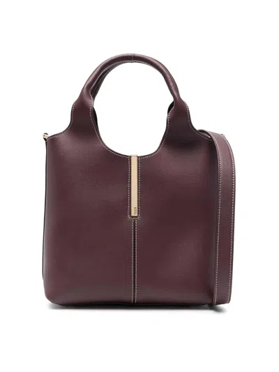 TOD'S LEATHER MINI TOTE BAG