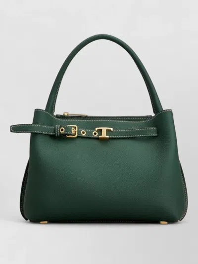 Tod's Leather Mini Tote Bag Top Handle Strap