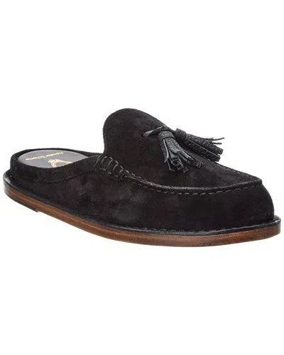 Tod's Dnu Pack Tods Leather Mule In Blue