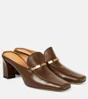 Tod's Leather Mules In Brown