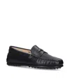 Tod's Leather Nuovo City Driving Shoes In Black