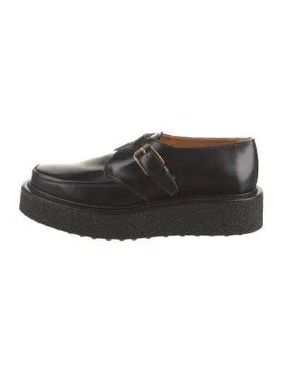 Pre-owned Tod's Leather Oxfords In Black