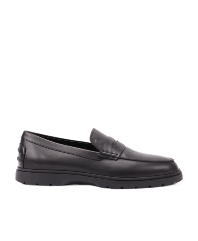 TOD'S TOD'S ALMOND TOE PENNY LOAFERS