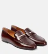 Tod's Leather Penny Loafers In Brown