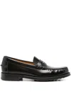 Tod's Leather Penny Loafers In Multi