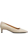 Tod's Leather Pointed-toe Pumps In Neutral