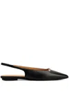 Tod's Cuoio Flat 10k Barretta Ch Scarpe Basse Black In Black