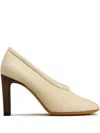 Tod's Leather Pumps In Neutrals