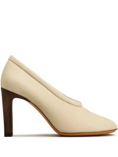 Tod's Leather Pumps In Neutral