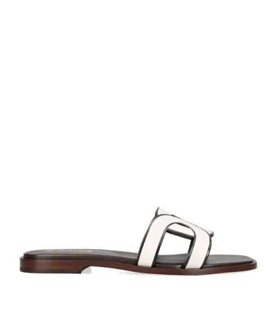 Tod's Leather Sand Cuoio 70k Maxi Sandal In White