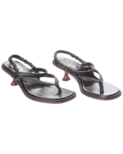 Pre-owned Tod's Tods Leather Sandal (authentic Pre-loved)