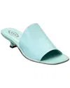 Tod's Tods Leather Sandal In Blue