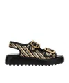Tod's Leather Sandals In Black