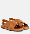 TOD'S LEATHER SANDALS