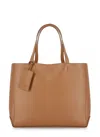 TOD'S LEATHER SHOPPING BAG