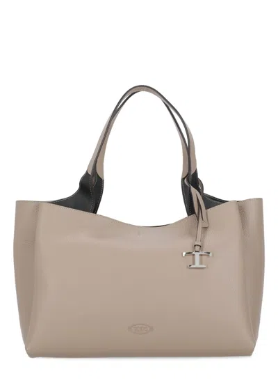 TOD'S LEATHER SHOULDER BAG