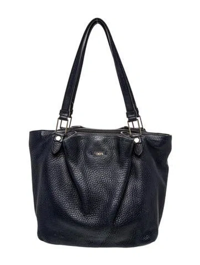 Pre-owned Tod's Leather Shoulder Bag In Blue