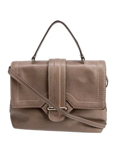 Pre-owned Tod's Leather Shoulder Bag In Brown