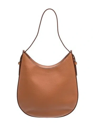 Pre-owned Tod's Leather Shoulder Bag In Brown