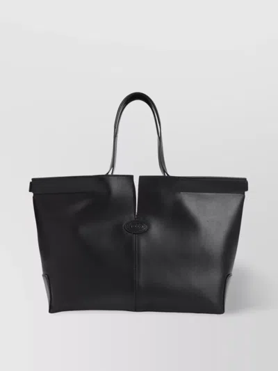 Tod's Leather Shoulder Bag Detachable Pouch