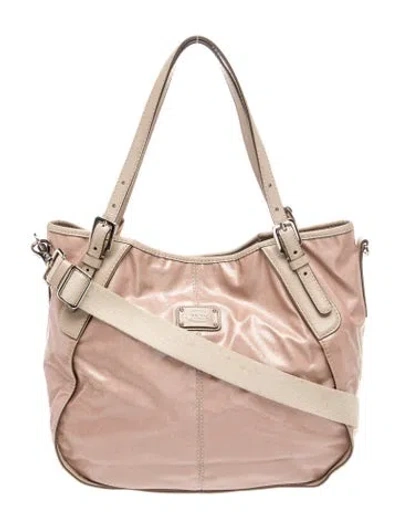 Pre-owned Tod's Leather Shoulder Bag In Pink