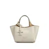 Tod's Shoulder Bag With Detachable Strap And Top Handles In Gray