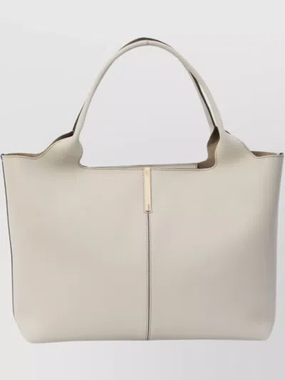 Tod's Leather Shoulder Bags With Metal Feet