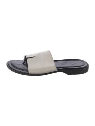 Pre-owned Tod's Leather Slides In Multi