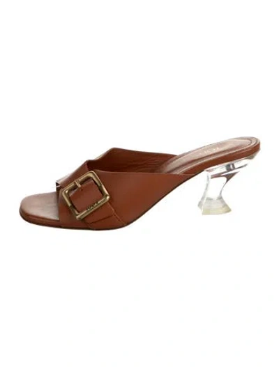 Pre-owned Tod's Leather Slides In Multi