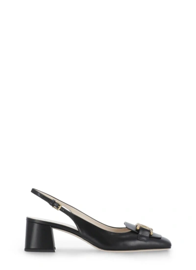 TOD'S LEATHER SLINGBACK