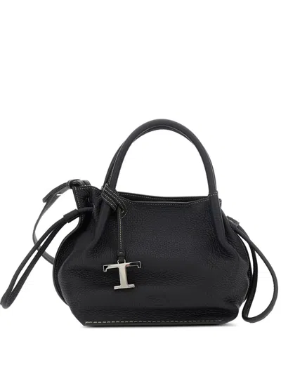 Tod's Leather Small Bucket Bag In Black