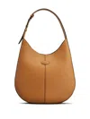 Tod's Women Di Bag Small Leather Hobo Bag In Nude & Neutrals