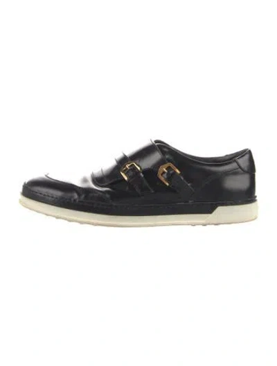 Pre-owned Tod's Leather Sneakers In Blue
