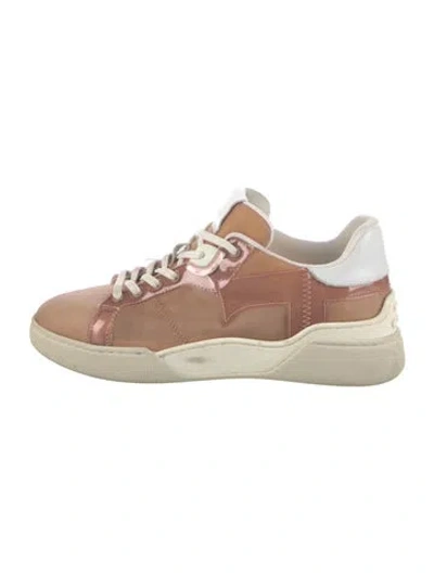 Pre-owned Tod's Leather Sneakers In Brown