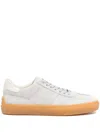 Tod's Classic Low Sneakers Shoes In Grey