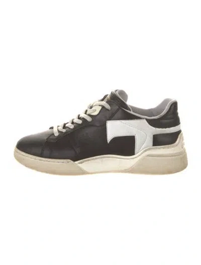 Pre-owned Tod's Leather Sneakers In Neutral