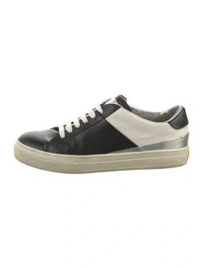 Pre-owned Tod's Leather Sneakers In White
