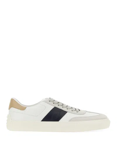 Tod's Leather Sneaker In White