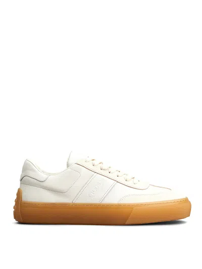 Tod's Leather Trainers In White