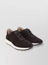 Tod's Leather Sneakers With Red Dot Detail