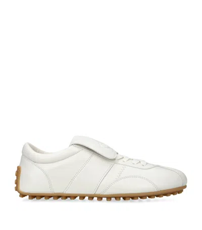 Tod's Leather T-marathon Sneakers In White