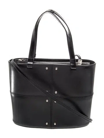 Pre-owned Tod's Leather Top Handle Bag In Black