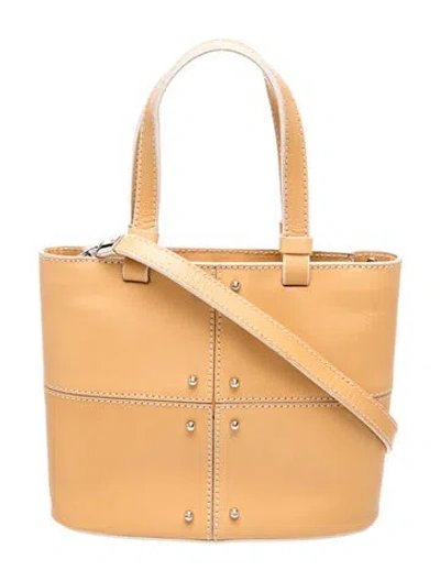 Pre-owned Tod's Leather Top Handle Bag In Brown