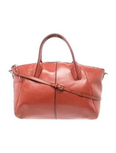 Pre-owned Tod's Leather Top Handle Bag In Multi