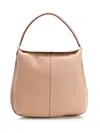 Tod's Leather Top Handle Bag Shoulder Bags Rose