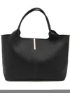 Tod's Leather Tote Bag In Black