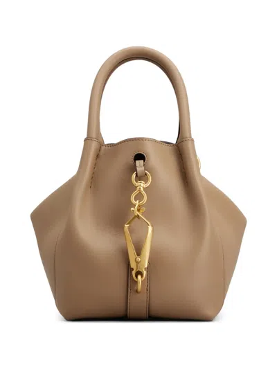 Tod's Leather Tote Bag In Brown