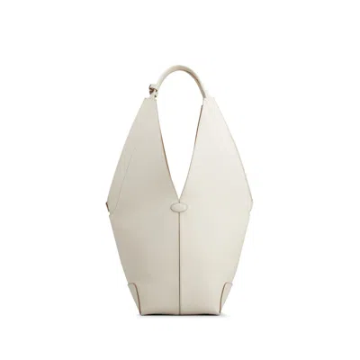 Tod's Leather Tote Bags In White