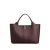 Tod's Medium Leather Shopping Bag With Gold-tone Hardware