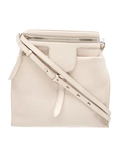 Pre-owned Tod's Leather Tote In Neutrals